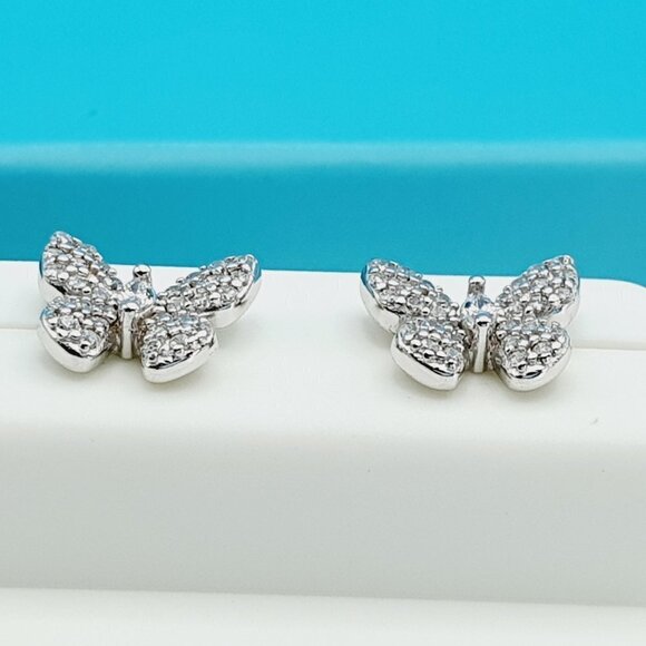 "925 Sterling Silver CZ Beautiful Earrings for Women, 1USPAR4156 - Picture 6 of 11